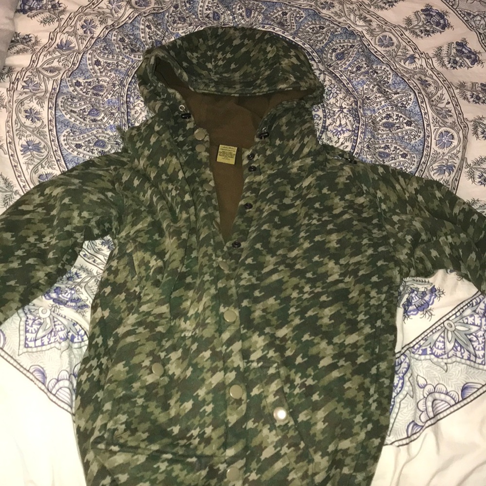 heavy green jacket